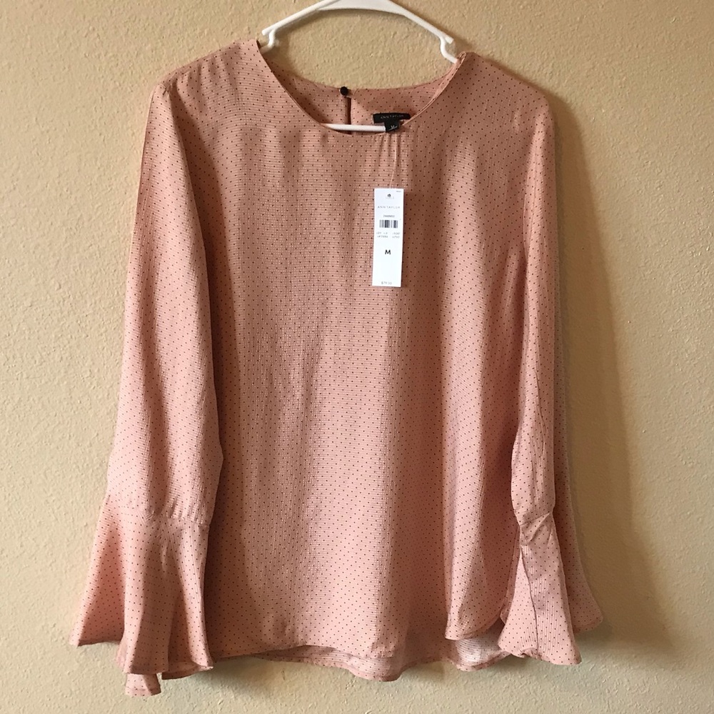 Dusty pink Ann Taylor blouse